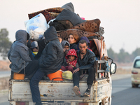 Under An Agreement With The Opposition, The Syrian Democratic Forces (SDF) Withdrew From The Neighborhoods Of Tal Rifaat And Several Nearby...