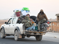 Under An Agreement With The Opposition, The Syrian Democratic Forces (SDF) Withdrew From The Neighborhoods Of Tal Rifaat And Several Nearby...