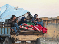 Under An Agreement With The Opposition, The Syrian Democratic Forces (SDF) Withdrew From The Neighborhoods Of Tal Rifaat And Several Nearby...