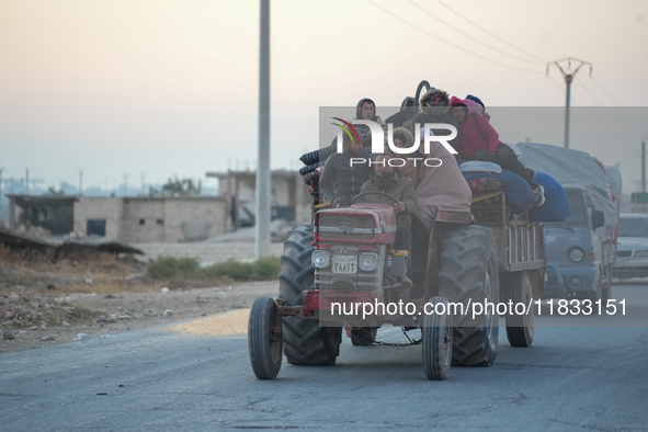 Under An Agreement With The Opposition, The Syrian Democratic Forces (SDF) Withdrew From The Neighborhoods Of Tal Rifaat And Several Nearby...