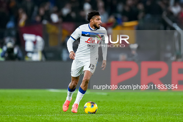 Ederson of Atalanta BC during the Serie A Enilive match between AS Roma and Atalanta BC at Stadio Olimpico on December 02, 2024 in Rome, Ita...