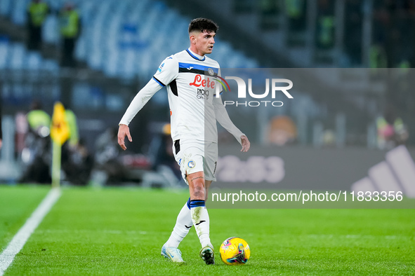 Raoul Bellanova of Atalanta BC during the Serie A Enilive match between AS Roma and Atalanta BC at Stadio Olimpico on December 02, 2024 in R...