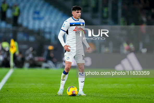 Raoul Bellanova of Atalanta BC during the Serie A Enilive match between AS Roma and Atalanta BC at Stadio Olimpico on December 02, 2024 in R...