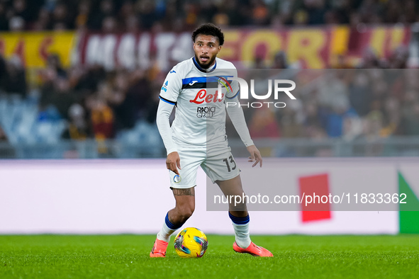 Ederson of Atalanta BC during the Serie A Enilive match between AS Roma and Atalanta BC at Stadio Olimpico on December 02, 2024 in Rome, Ita...