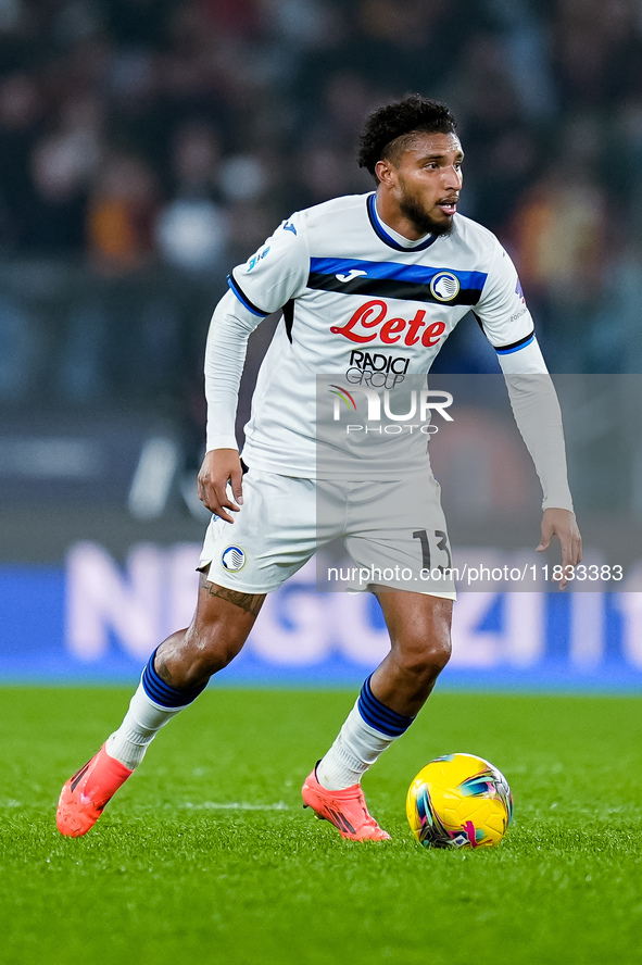 Ederson of Atalanta BC during the Serie A Enilive match between AS Roma and Atalanta BC at Stadio Olimpico on December 02, 2024 in Rome, Ita...