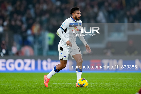 Ederson of Atalanta BC during the Serie A Enilive match between AS Roma and Atalanta BC at Stadio Olimpico on December 02, 2024 in Rome, Ita...