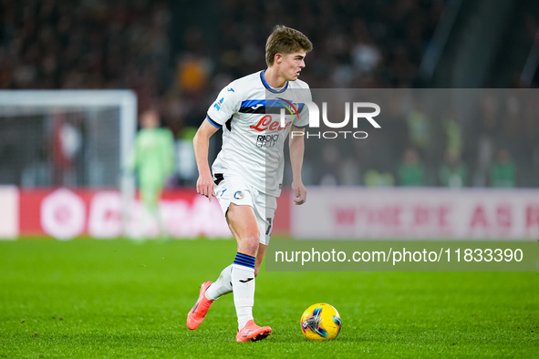 Charles De Ketelaere of Atalanta BC during the Serie A Enilive match between AS Roma and Atalanta BC at Stadio Olimpico on December 02, 2024...