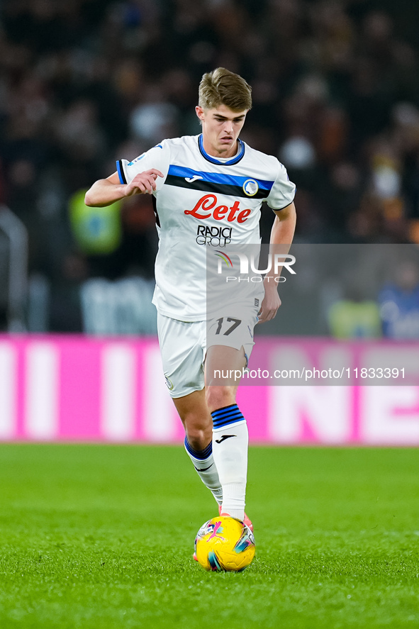 Charles De Ketelaere of Atalanta BC during the Serie A Enilive match between AS Roma and Atalanta BC at Stadio Olimpico on December 02, 2024...