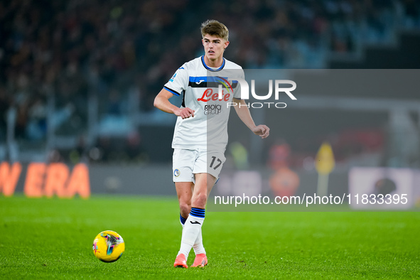 Charles De Ketelaere of Atalanta BC during the Serie A Enilive match between AS Roma and Atalanta BC at Stadio Olimpico on December 02, 2024...