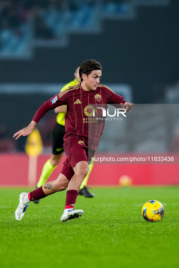 Paulo Dybala of AS Roma during the Serie A Enilive match between AS Roma and Atalanta BC at Stadio Olimpico on December 02, 2024 in Rome, It...