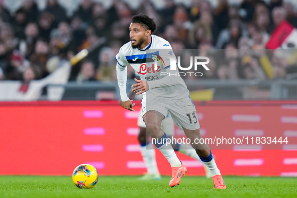 Ederson of Atalanta BC during the Serie A Enilive match between AS Roma and Atalanta BC at Stadio Olimpico on December 02, 2024 in Rome, Ita...