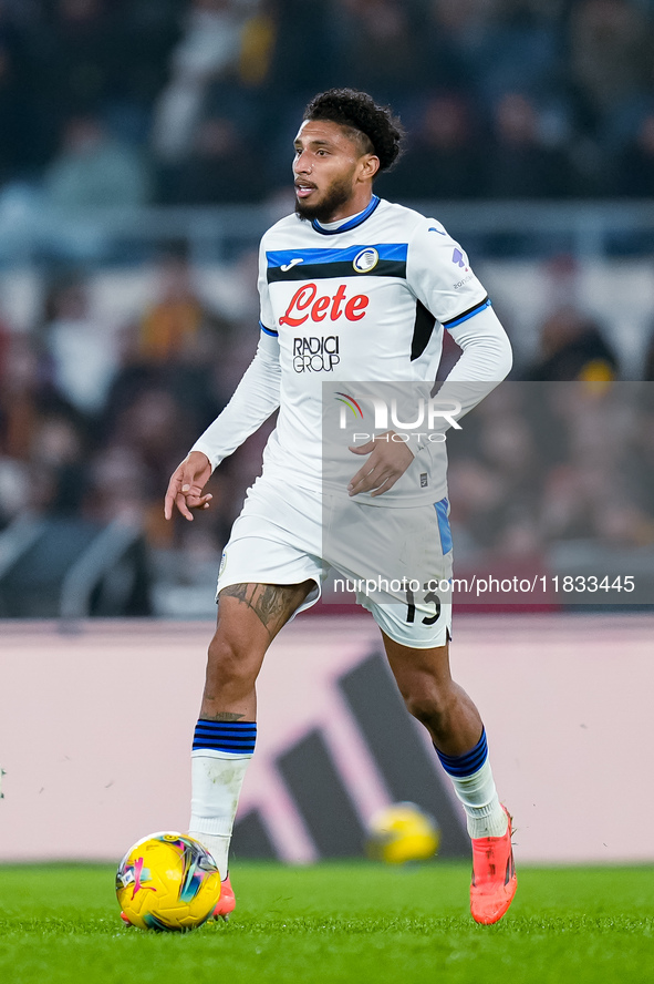 Ederson of Atalanta BC during the Serie A Enilive match between AS Roma and Atalanta BC at Stadio Olimpico on December 02, 2024 in Rome, Ita...