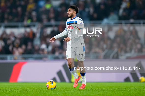 Ederson of Atalanta BC during the Serie A Enilive match between AS Roma and Atalanta BC at Stadio Olimpico on December 02, 2024 in Rome, Ita...