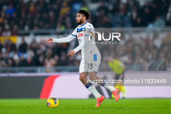 Ederson of Atalanta BC during the Serie A Enilive match between AS Roma and Atalanta BC at Stadio Olimpico on December 02, 2024 in Rome, Ita...