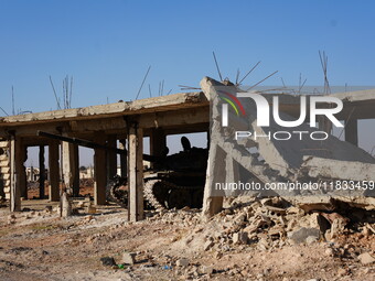 Rebels In Northwest Syria Seized Military Vehicles Belonging To The Regime Along The Route Toward Kweris Airport In The Eastern Countryside...