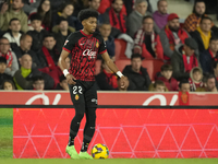 Johan Mojica left-back of Mallorca and Colombia during the La Liga match between RCD Mallorca and FC Barcelona at Estadi de Son Moix on Dece...