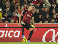 Antonio Raillo centre-back of Mallorca and Spain during the La Liga match between RCD Mallorca and FC Barcelona at Estadi de Son Moix on Dec...