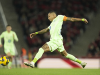 Raphinha right winger of Barcelona and Brazil controls the ball during the La Liga match between RCD Mallorca and FC Barcelona at Estadi de...