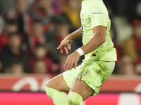 Ferran Torres left winger of Barcelona and Spain during the La Liga match between RCD Mallorca and FC Barcelona at Estadi de Son Moix on Dec...