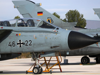 A Panavia Tornado IDS of the Luftwaffe (German Air Force) parks at Los Llanos military air base during the Tactical Leadership Programme in...