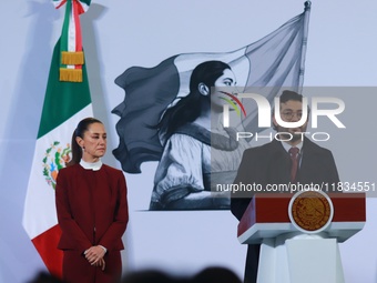 Marath Bolanos Lopez, Secretary of Labor and Social Welfare, speaks during a briefing conference where he announces that as of January 1, 20...