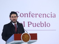 Marath Bolanos Lopez, Secretary of Labor and Social Welfare, speaks during a briefing conference where he announces that as of January 1, 20...