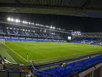 General view of Goodison Park during the Premier League match between Everton and Wolverhampton Wanderers at Goodison Park in Liverpool, Eng...