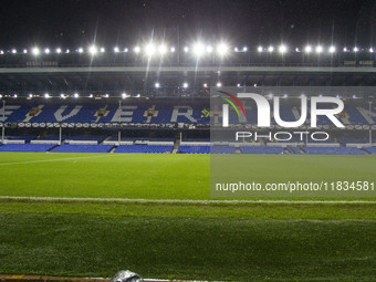 General view of Goodison Park during the Premier League match between Everton and Wolverhampton Wanderers at Goodison Park in Liverpool, Eng...