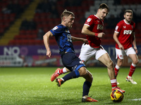 Max Anderson of Crawley Town prepares to shoot at goal and score during the Sky Bet League 1 match between Charlton Athletic and Crawley Tow...