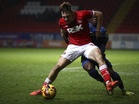 Josh Edwards of Charlton Athletic is on the ball during the Sky Bet League 1 match between Charlton Athletic and Crawley Town at The Valley...