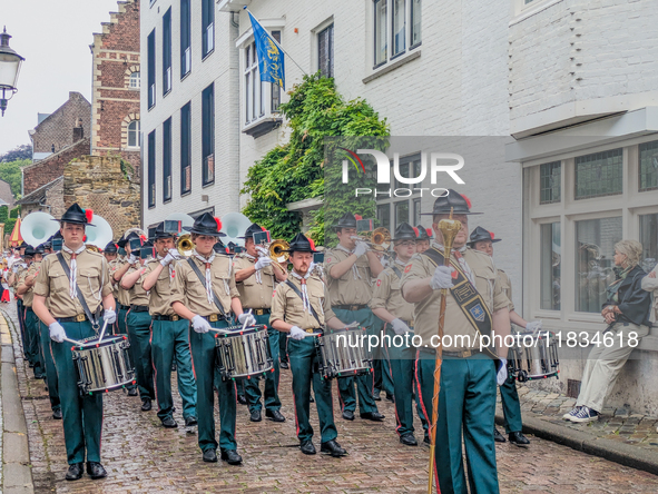 The annual Catholic City Procession takes place in Maastricht, Netherlands, on May 19, 2024. Processions are an age-old tradition and part o...