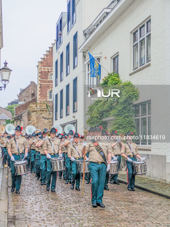 The annual Catholic City Procession takes place in Maastricht, Netherlands, on May 19, 2024. Processions are an age-old tradition and part o...