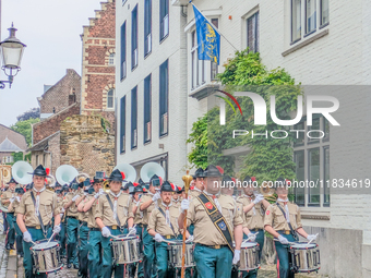 The annual Catholic City Procession takes place in Maastricht, Netherlands, on May 19, 2024. Processions are an age-old tradition and part o...