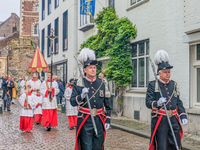 The annual Catholic City Procession takes place in Maastricht, Netherlands, on May 19, 2024. Processions are an age-old tradition and part o...