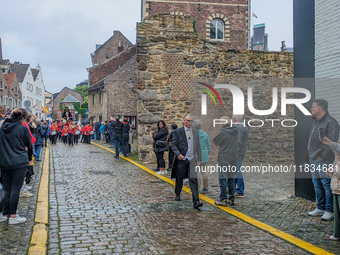 The annual Catholic City Procession takes place in Maastricht, Netherlands, on May 19, 2024. Processions are an age-old tradition and part o...