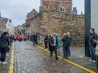 The annual Catholic City Procession takes place in Maastricht, Netherlands, on May 19, 2024. Processions are an age-old tradition and part o...