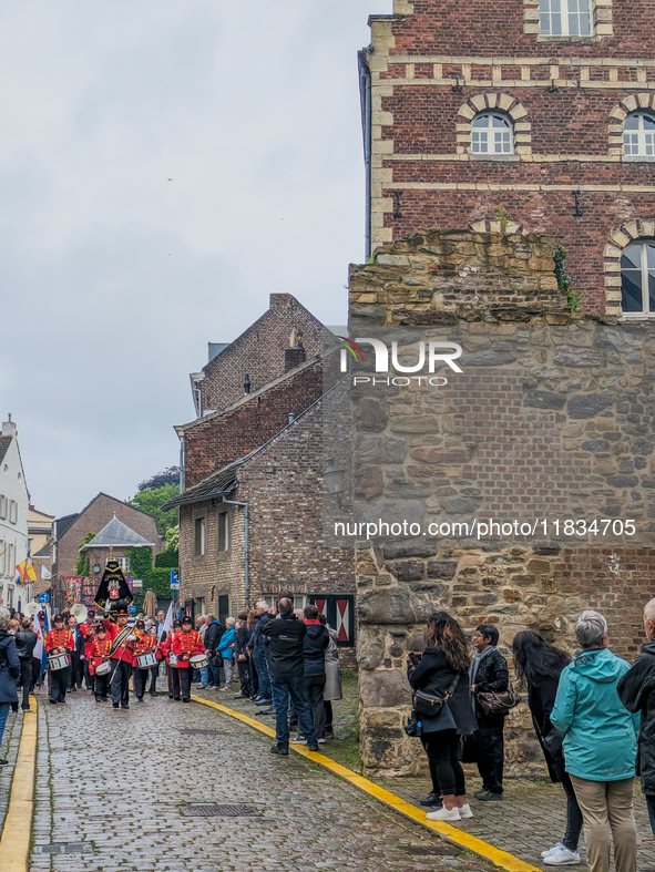 The annual Catholic City Procession takes place in Maastricht, Netherlands, on May 19, 2024. Processions are an age-old tradition and part o...