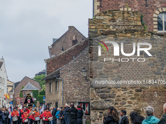 The annual Catholic City Procession takes place in Maastricht, Netherlands, on May 19, 2024. Processions are an age-old tradition and part o...