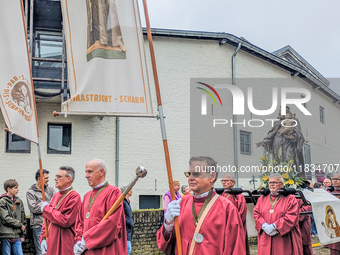 The annual Catholic City Procession takes place in Maastricht, Netherlands, on May 19, 2024. Processions are an age-old tradition and part o...