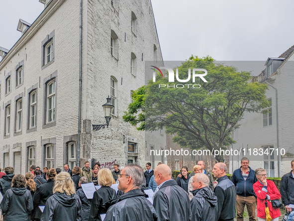 The annual Catholic City Procession takes place in Maastricht, Netherlands, on May 19, 2024. Processions are an age-old tradition and part o...