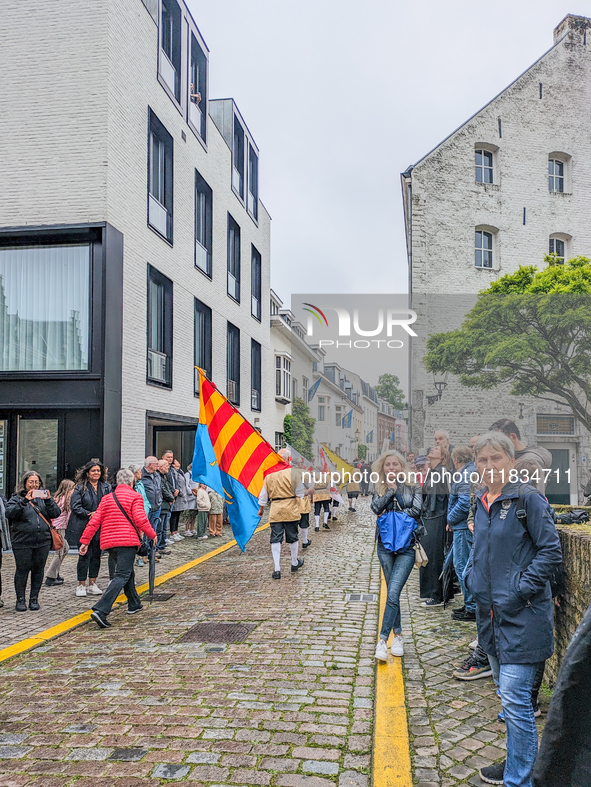 The annual Catholic City Procession takes place in Maastricht, Netherlands, on May 19, 2024. Processions are an age-old tradition and part o...