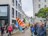 The annual Catholic City Procession takes place in Maastricht, Netherlands, on May 19, 2024. Processions are an age-old tradition and part o...