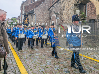 The annual Catholic City Procession takes place in Maastricht, Netherlands, on May 19, 2024. Processions are an age-old tradition and part o...