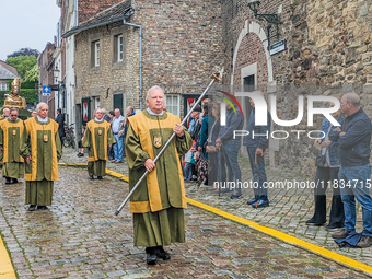 The annual Catholic City Procession takes place in Maastricht, Netherlands, on May 19, 2024. Processions are an age-old tradition and part o...