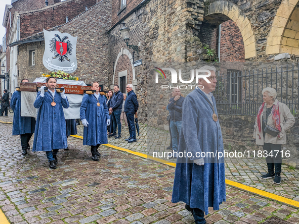 The annual Catholic City Procession takes place in Maastricht, Netherlands, on May 19, 2024. Processions are an age-old tradition and part o...