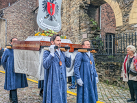 The annual Catholic City Procession takes place in Maastricht, Netherlands, on May 19, 2024. Processions are an age-old tradition and part o...