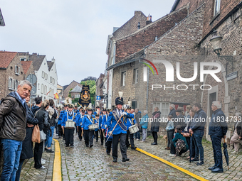 The annual Catholic City Procession takes place in Maastricht, Netherlands, on May 19, 2024. Processions are an age-old tradition and part o...