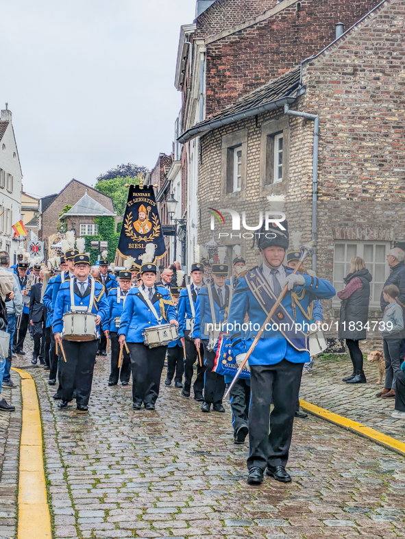 The annual Catholic City Procession takes place in Maastricht, Netherlands, on May 19, 2024. Processions are an age-old tradition and part o...