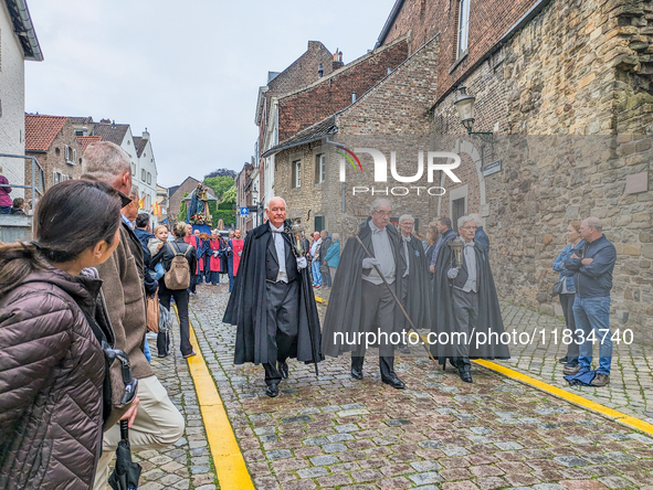 The annual Catholic City Procession takes place in Maastricht, Netherlands, on May 19, 2024. Processions are an age-old tradition and part o...