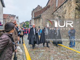 The annual Catholic City Procession takes place in Maastricht, Netherlands, on May 19, 2024. Processions are an age-old tradition and part o...